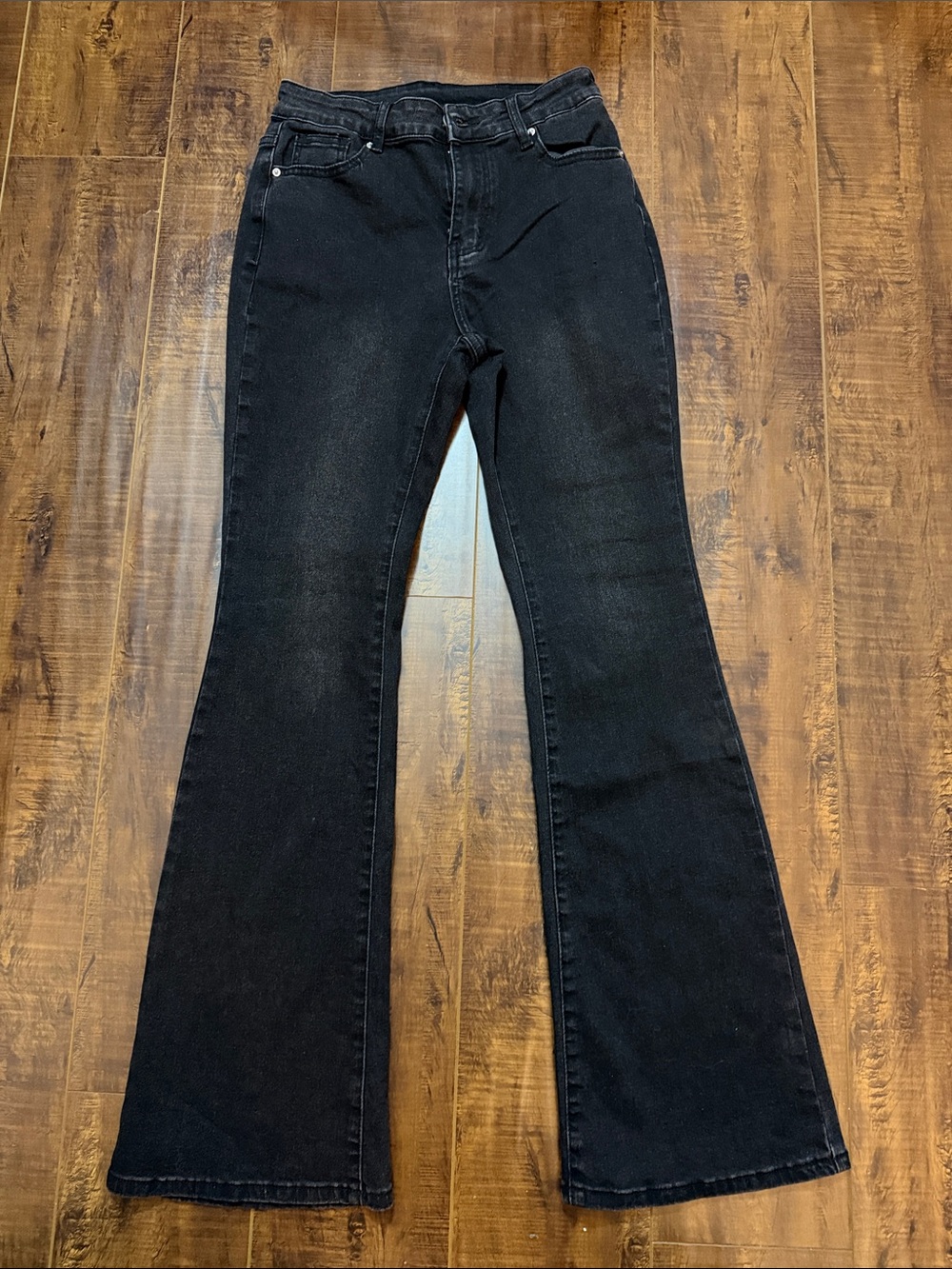 Classic Women's Black Flared Jeans